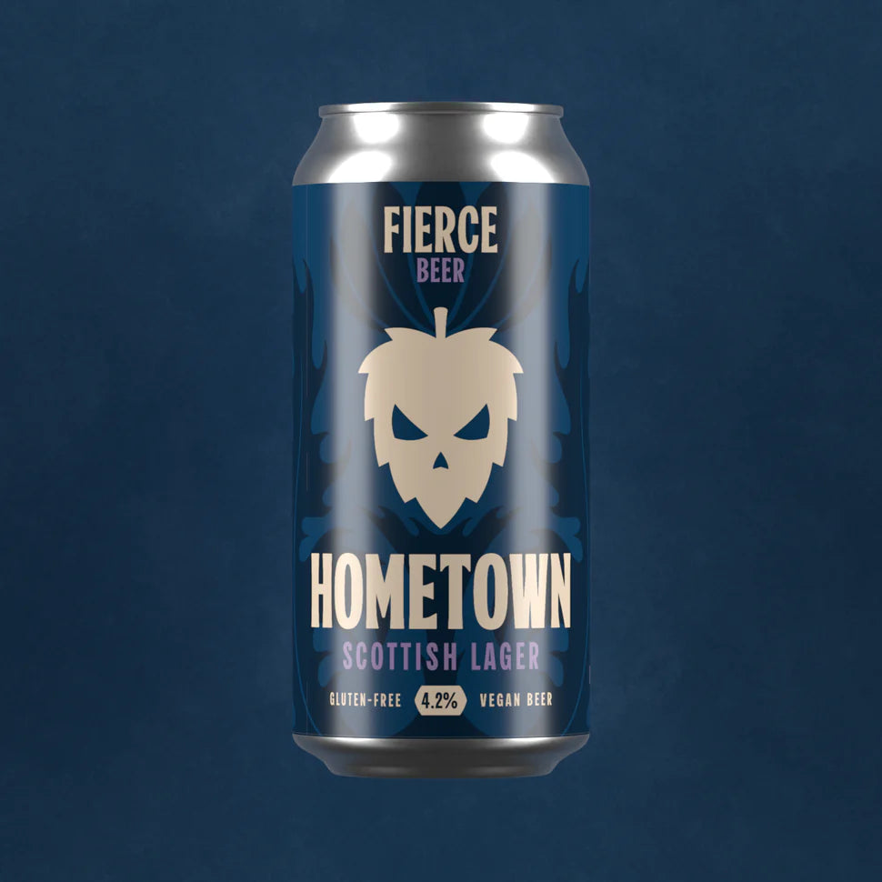 Fierce Beer Hometown Scottish Lager, 400ml