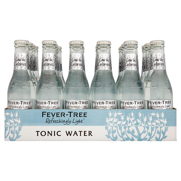Fever-Tree Refreshingly Light Premium Indian Tonic Water 200ml Bottle ( Case of 24)