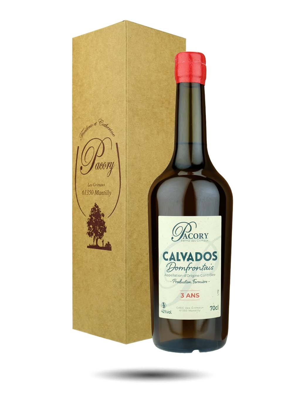 Calvados du Domfrontais 3Yr, Domaine Pacory