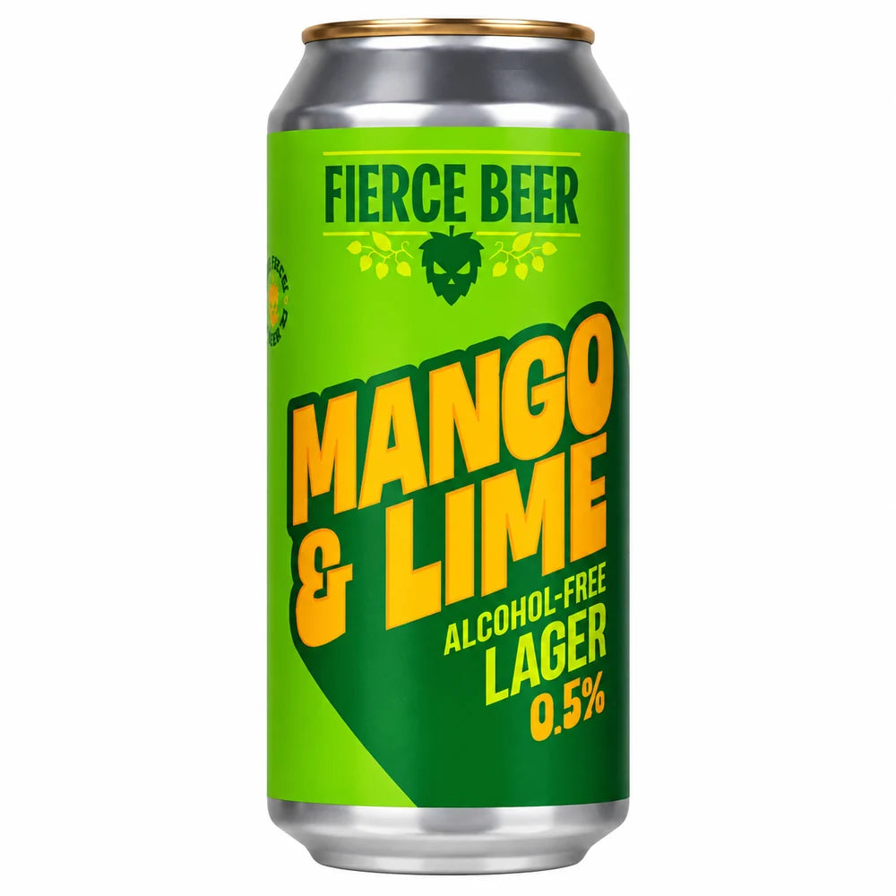Fierce Mango & Lime - Alcohol Free Golden Lager